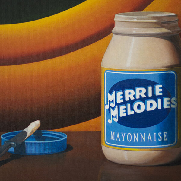 Dali's-Portrait-of-Bugs-Bunny-in-Mayonnaise_acrylic-on-canvas_60x72in._(detail)