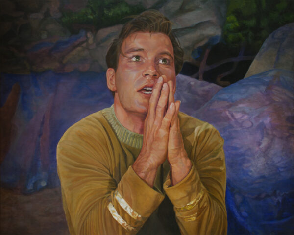 Capt-Kirk_Pray-to-Me_(2)_acrylic-on-canvas_48x60in.